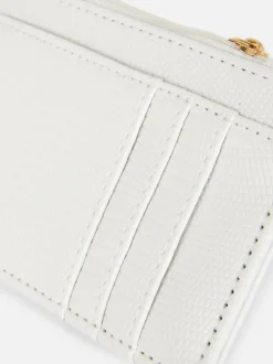 Etui na karty z teksturą skóry węża