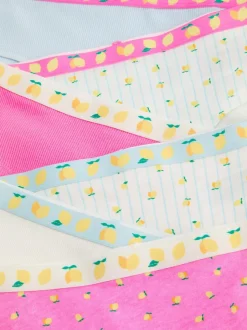 Figi biodrówki z nadrukiem w cytryny, 6 par