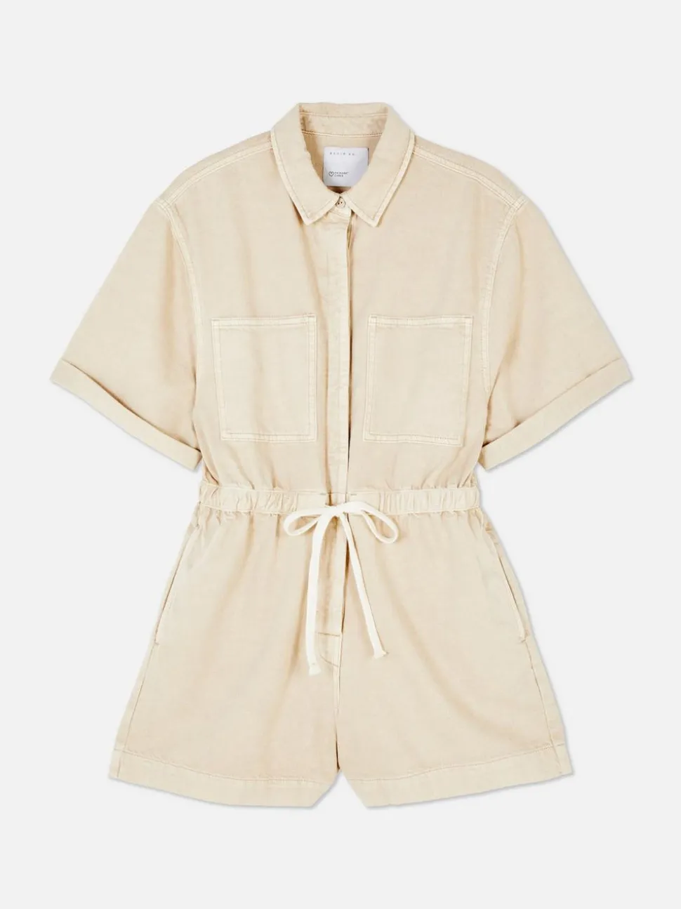 Funkcjonalny kombinezon z wiązaniem w talii