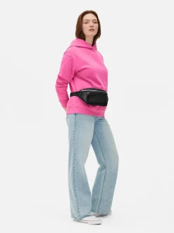 Gładka bluza z kapturem