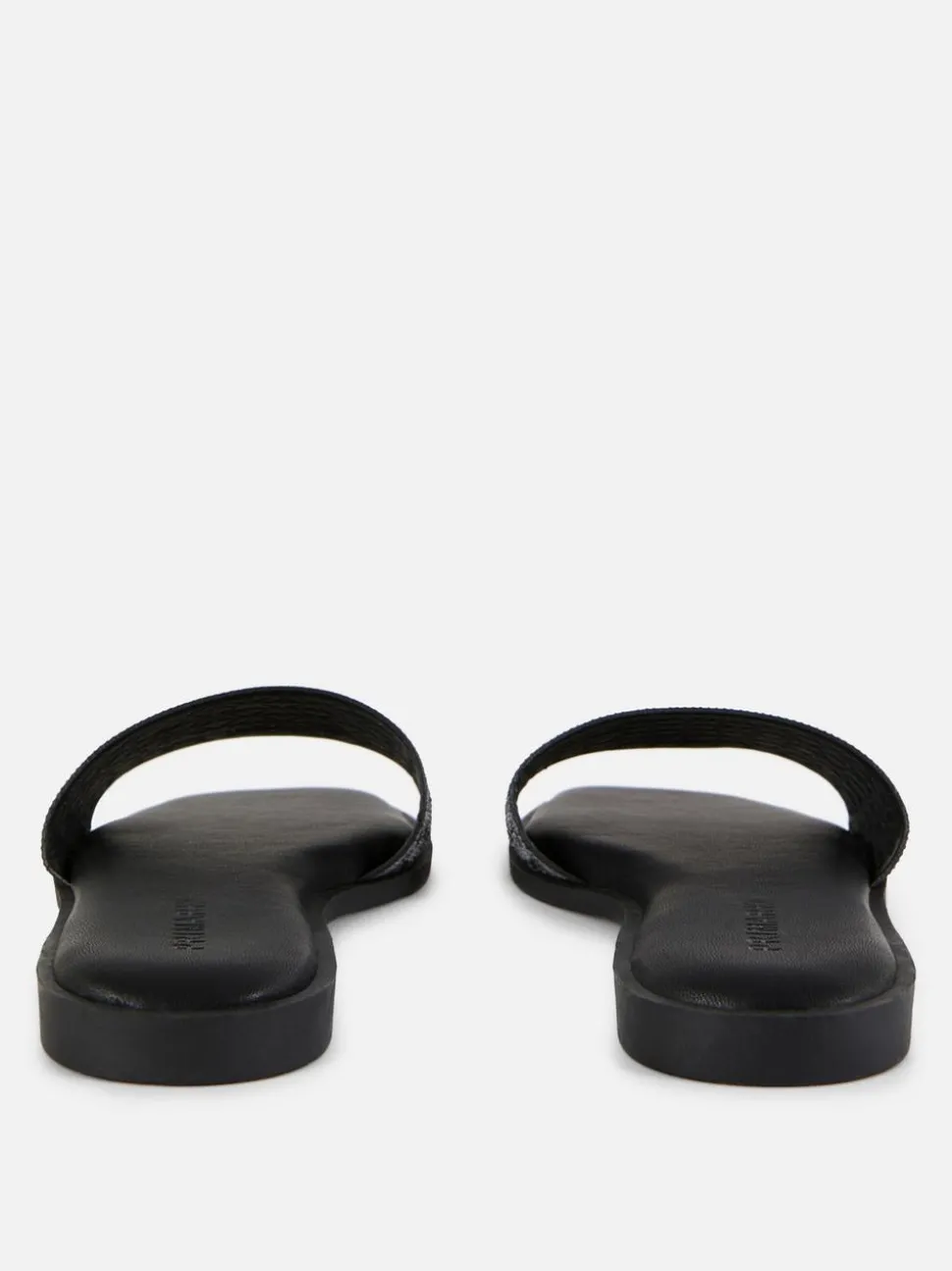 Geometryczne sandały bez pięty z wycięciami