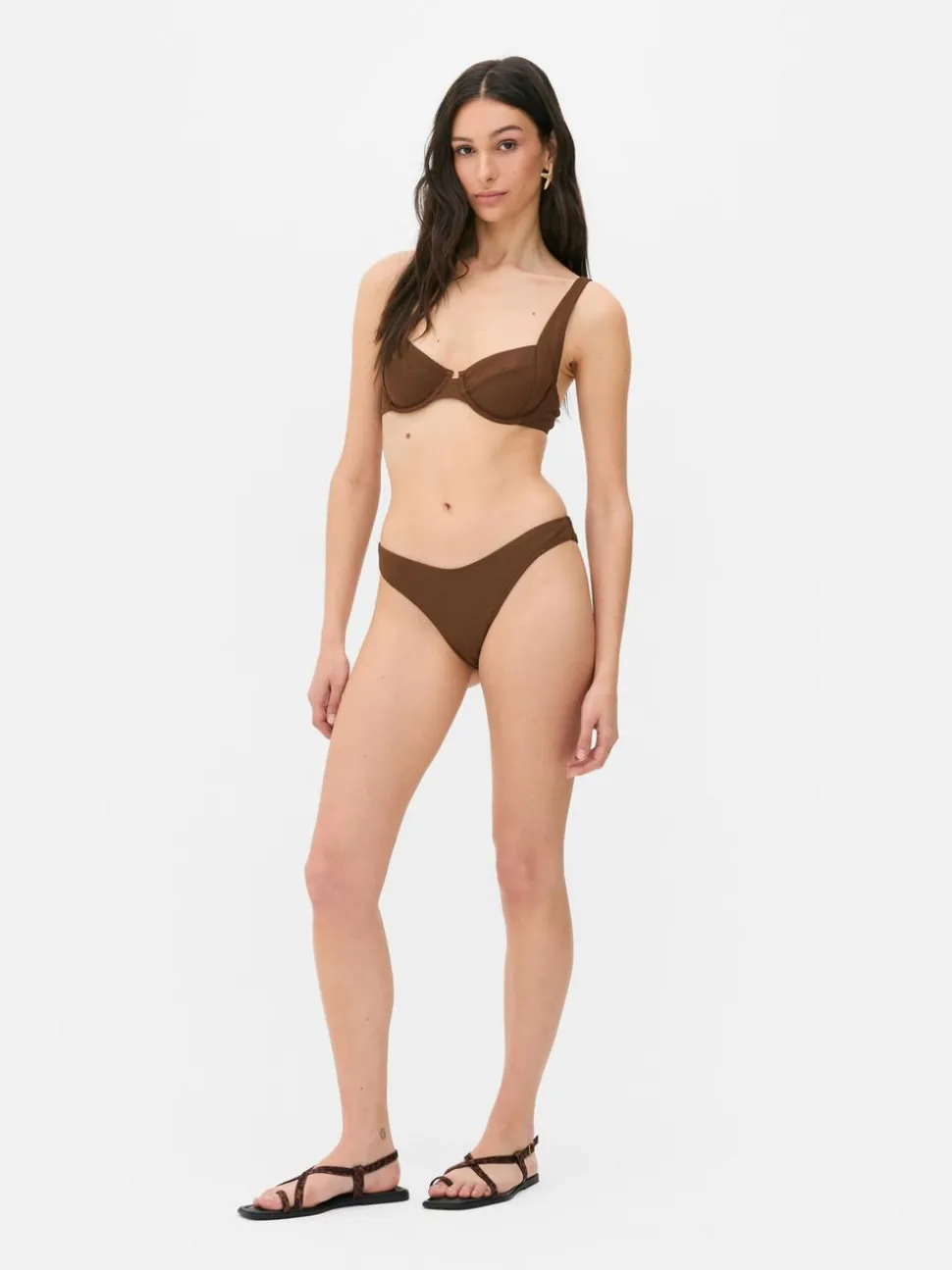 Góra od bikini z piki z fiszbinami Paula Echevarría