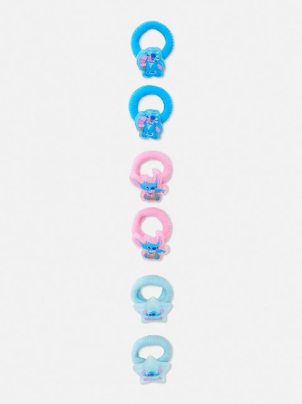 Gumki do włosów ze Stichem Disneya, 6 szt.