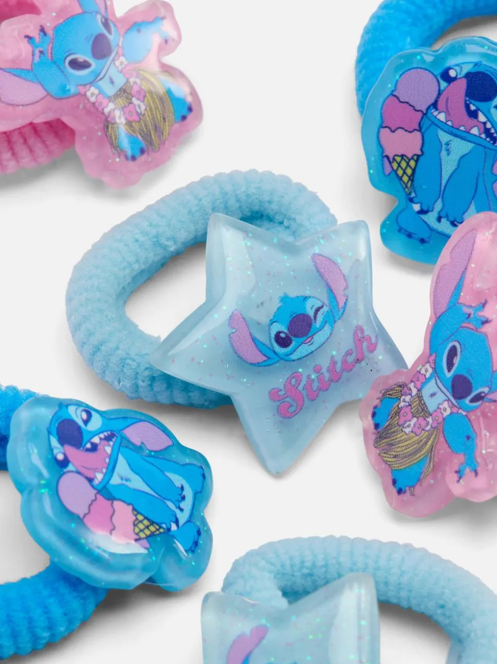 Gumki do włosów ze Stichem Disneya, 6 szt.