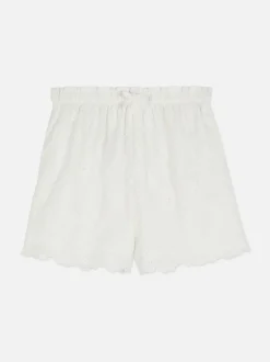 Haftowane szorty z dżerseju