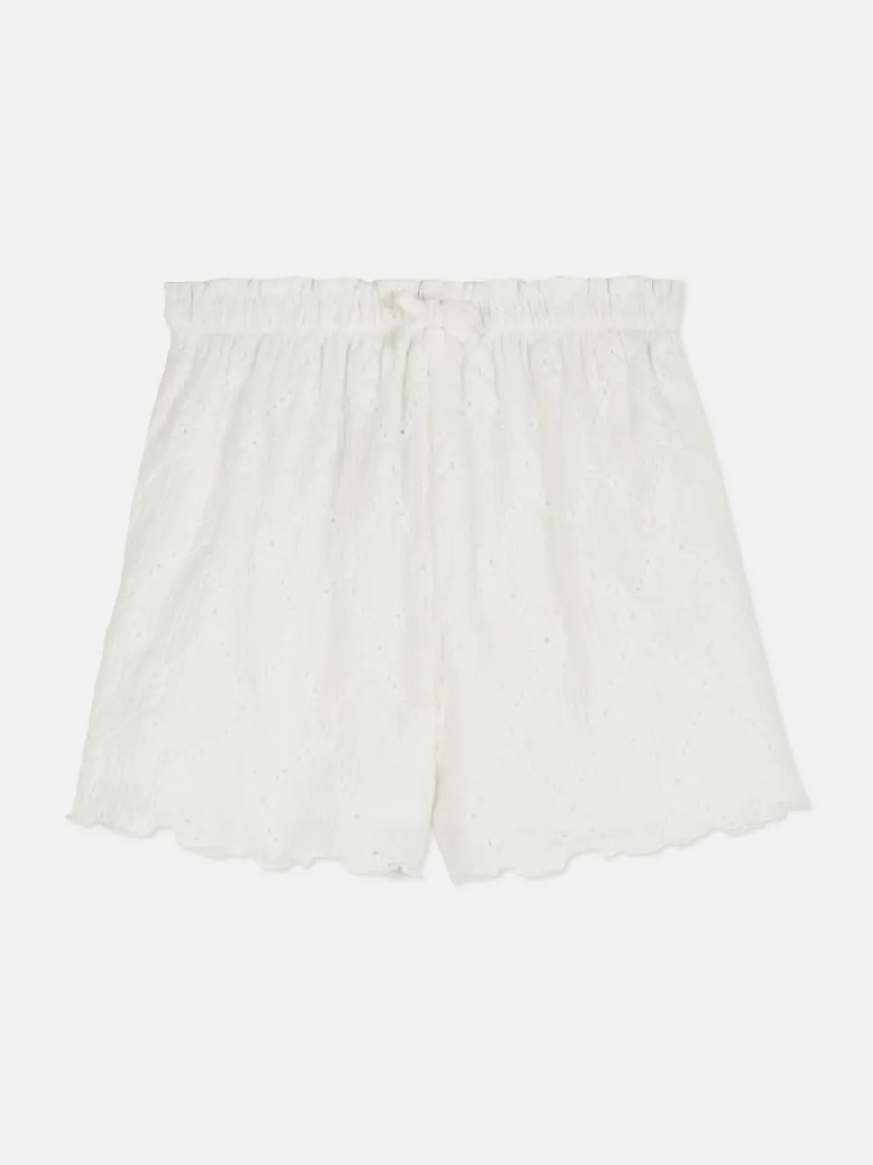 Haftowane szorty z dżerseju