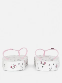 Japonki na grubej podeszwie z motywem Hello Kitty