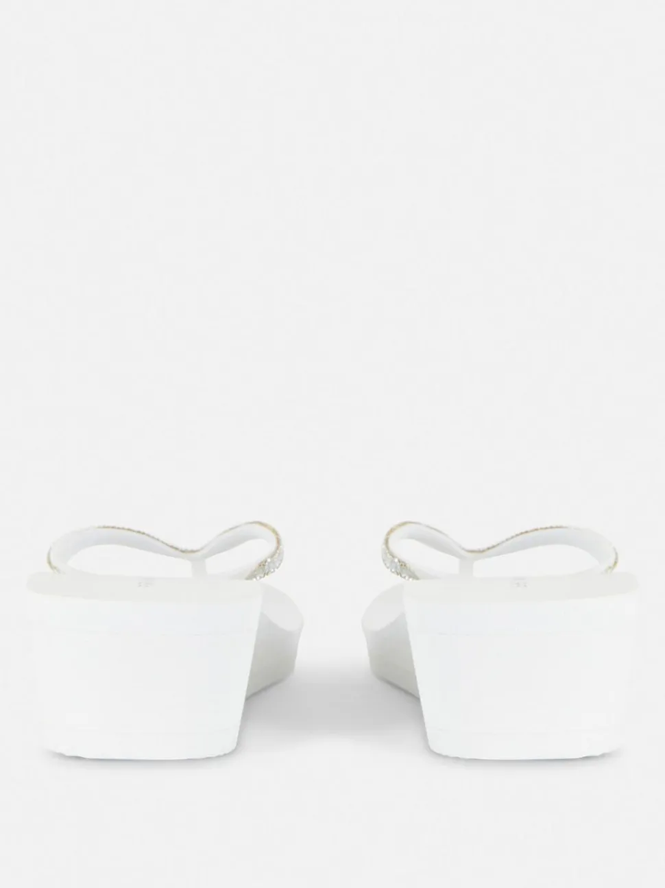 Japonki z diamencikami na koturnie