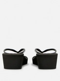 Japonki z diamencikami na koturnie