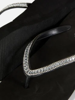 Japonki z diamencikami na koturnie