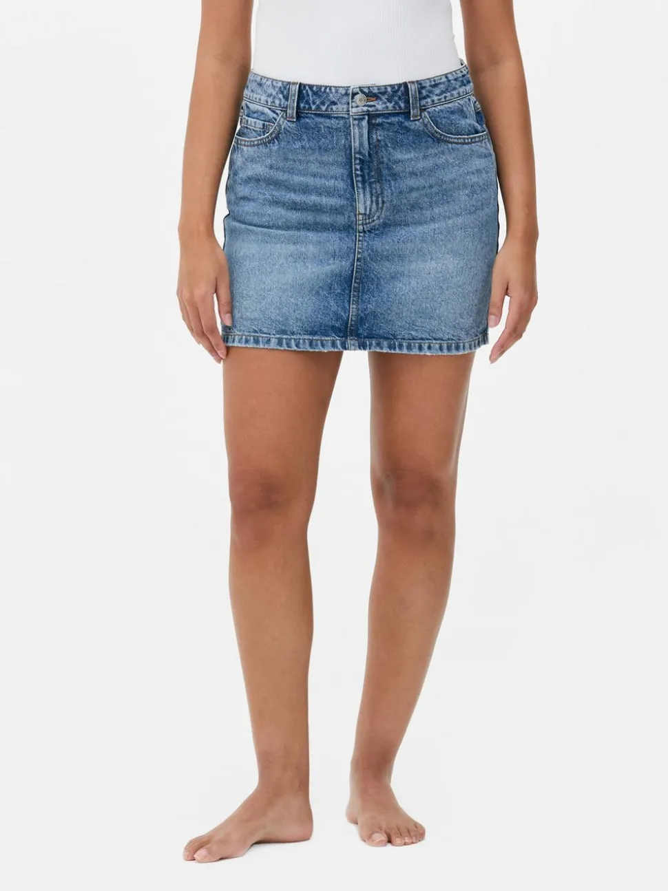 Jeansowa spódnica mini