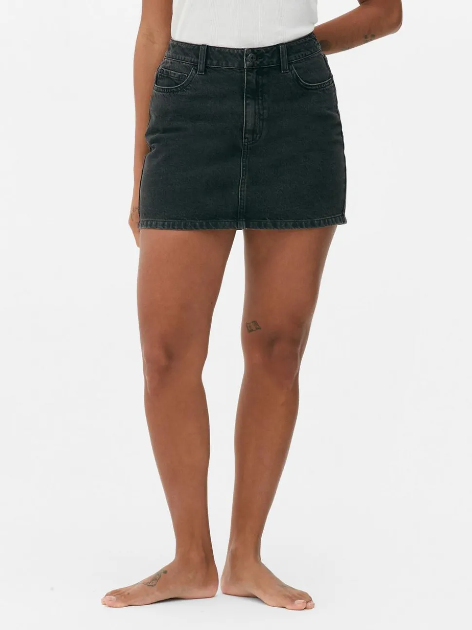 Jeansowa spódnica mini