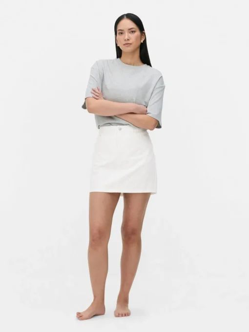Jeansowa spódnica mini