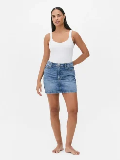 Jeansowa spódnica mini