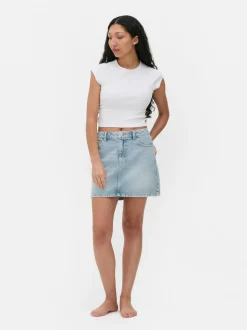 Jeansowa spódnica mini