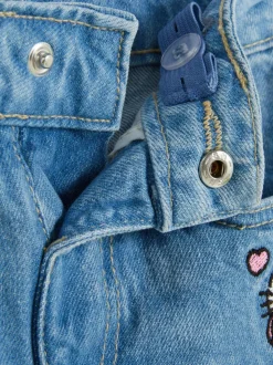 Jeansowe szorty z motywem Hello Kitty i przyjaciół