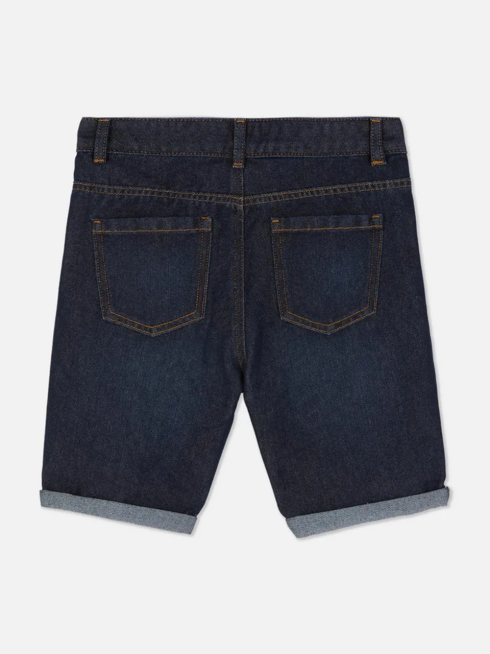 Jeansowe szorty z prostą nogawką