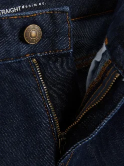 Jeansowe szorty z prostą nogawką