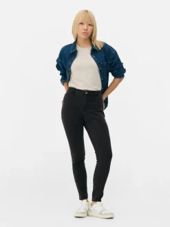 Jeansy skinny ze średnim stanem Essential
