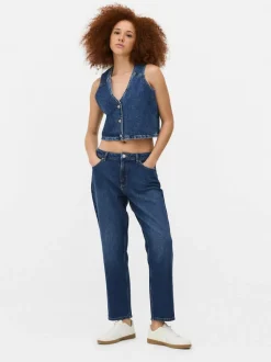 Jeansy z prostą nogawką o kroju slim I standard