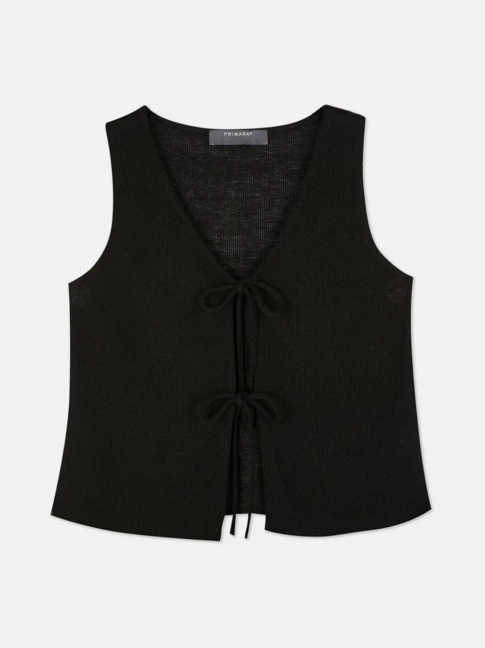 Kamizelka z wiązanym przodem