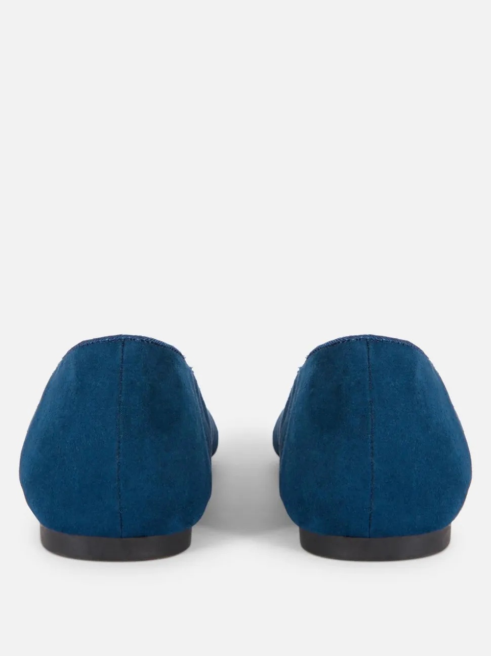 Kapcie baleriny ze sztucznego zamszu