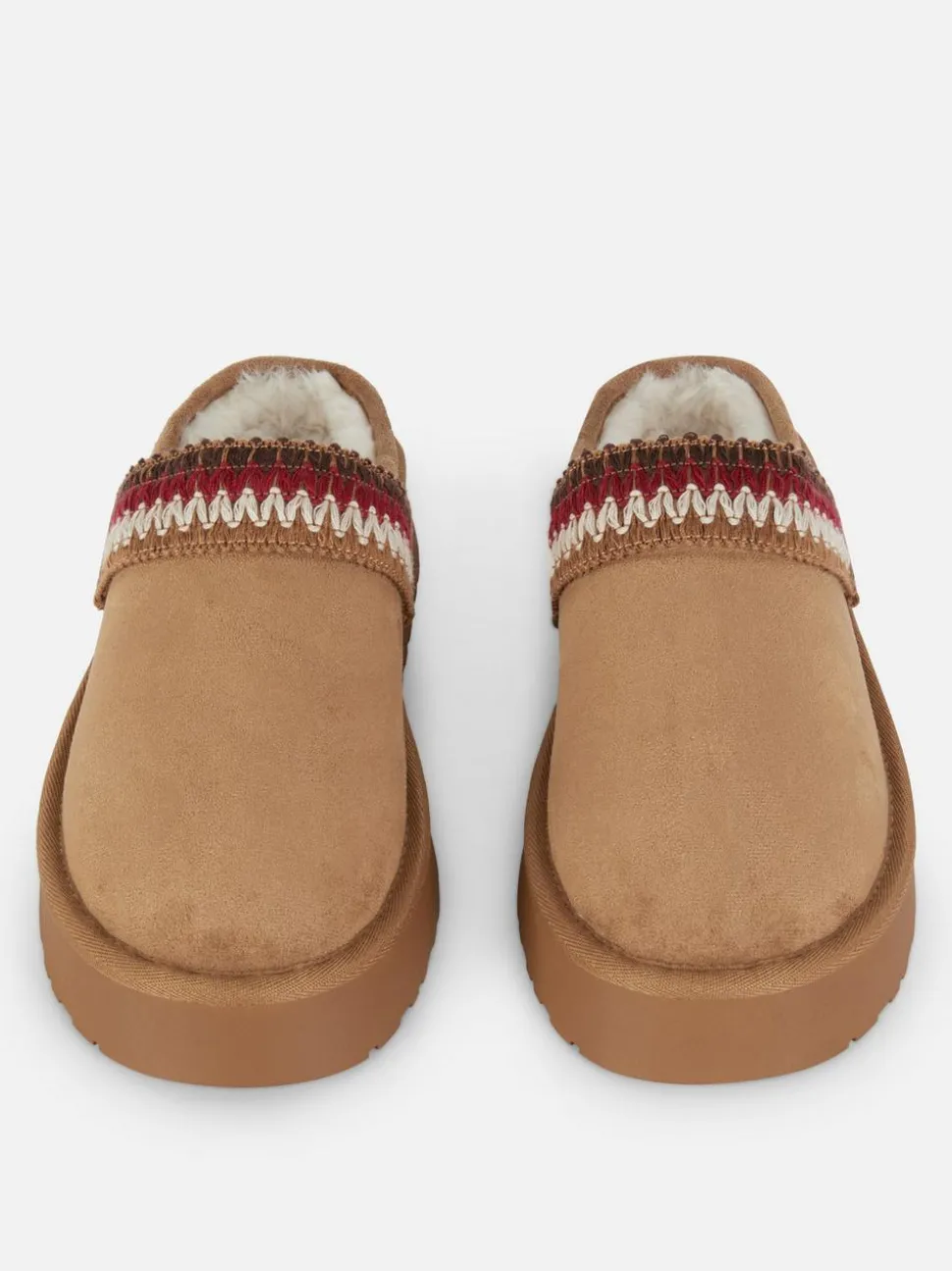 Kapcie typu chodaki z podszewką