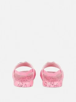 Klapki z tylnym paskiem, motyw Myszki Minnie Disneya