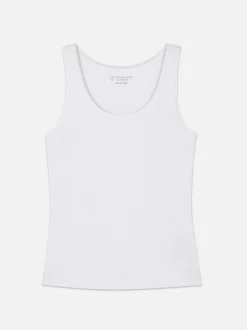 Klasyczna bawełniana koszulka bez rękawów