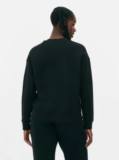 Klasyczna bluza z okrągłym dekoltem