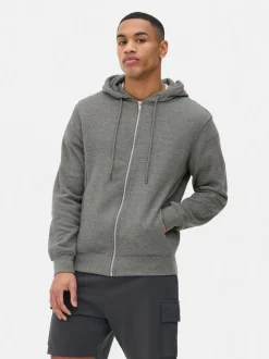 Klasyczna zapinana na zamek bluza z kapturem