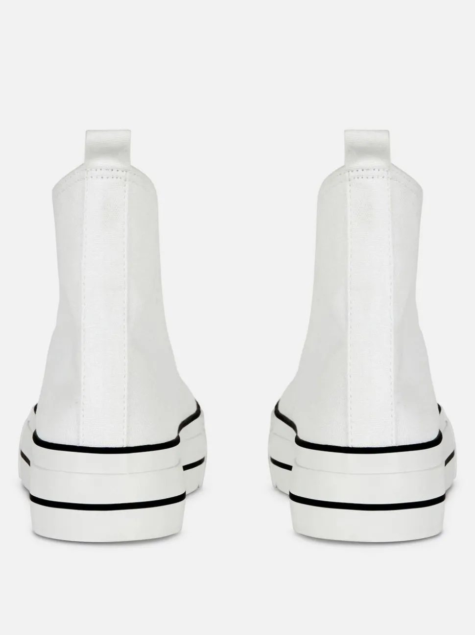 Klasyczne płócienne buty sportowe z wysoką cholewką