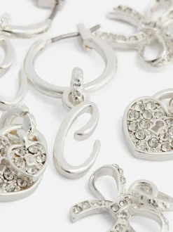 Kolczyki z wisiorkiem, 3 pary