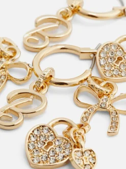 Kolczyki z wisiorkiem, 3 pary