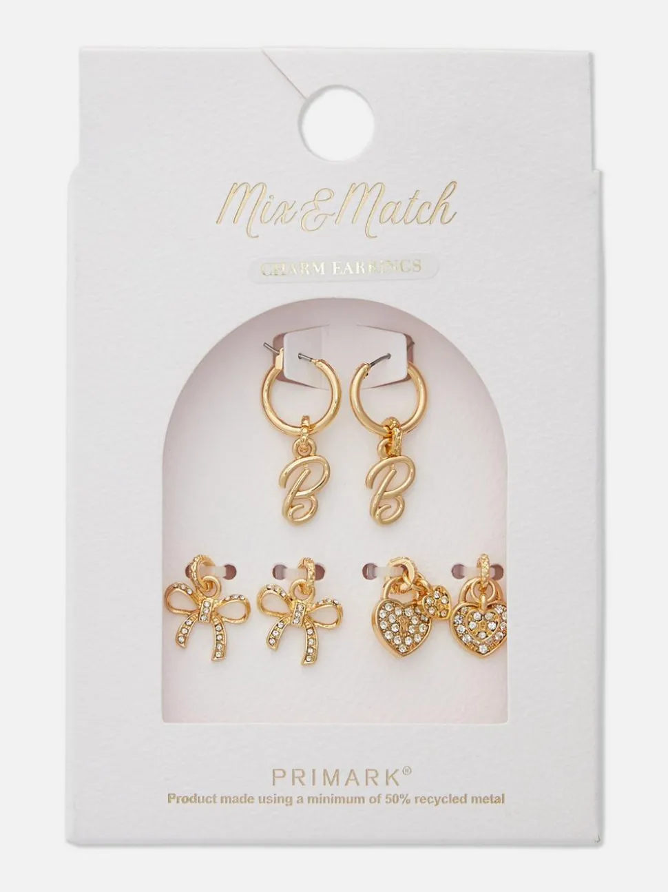 Kolczyki z wisiorkiem, 3 pary