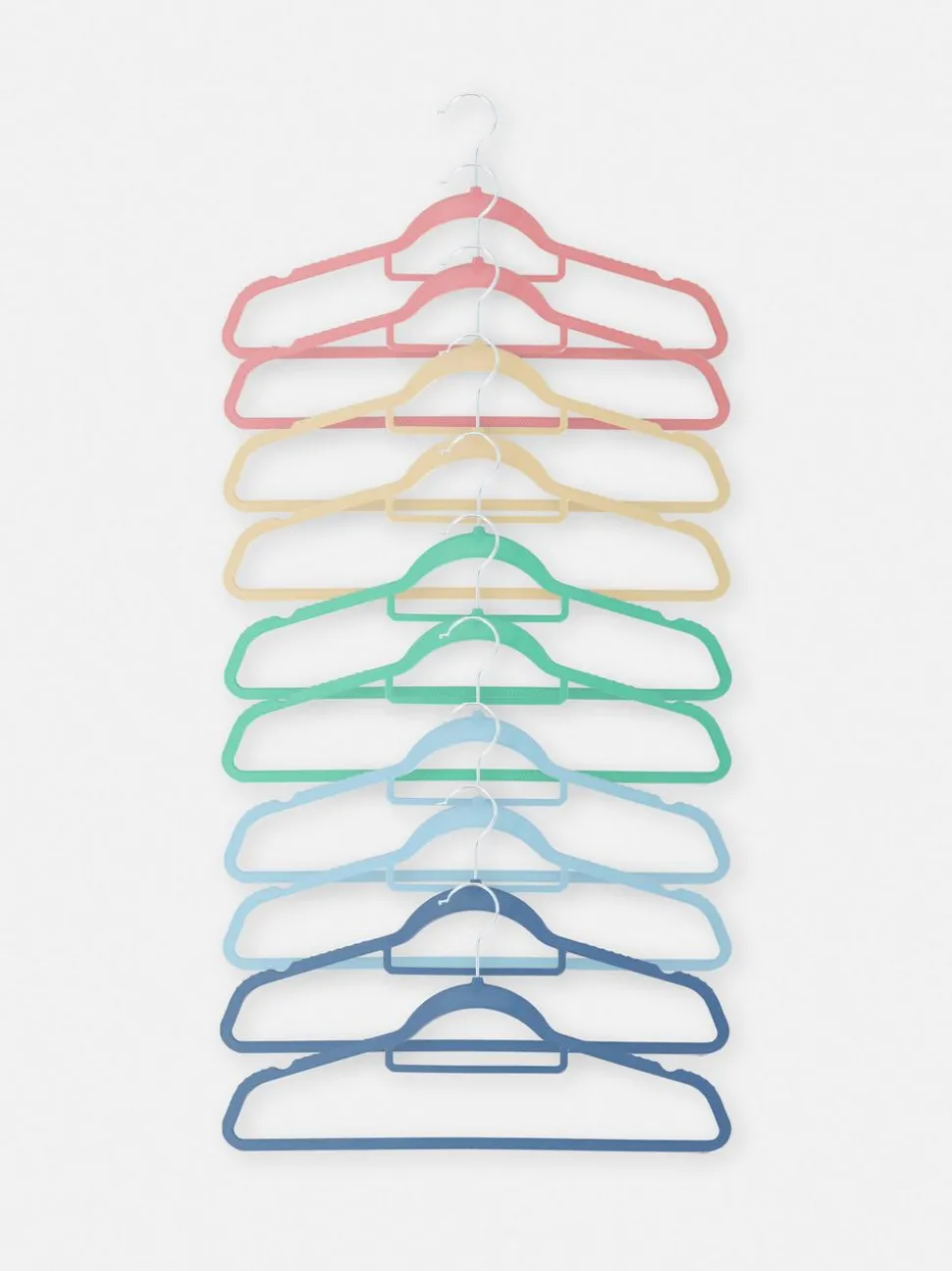 Kolorowe wieszaki dziecięce, 10 szt.