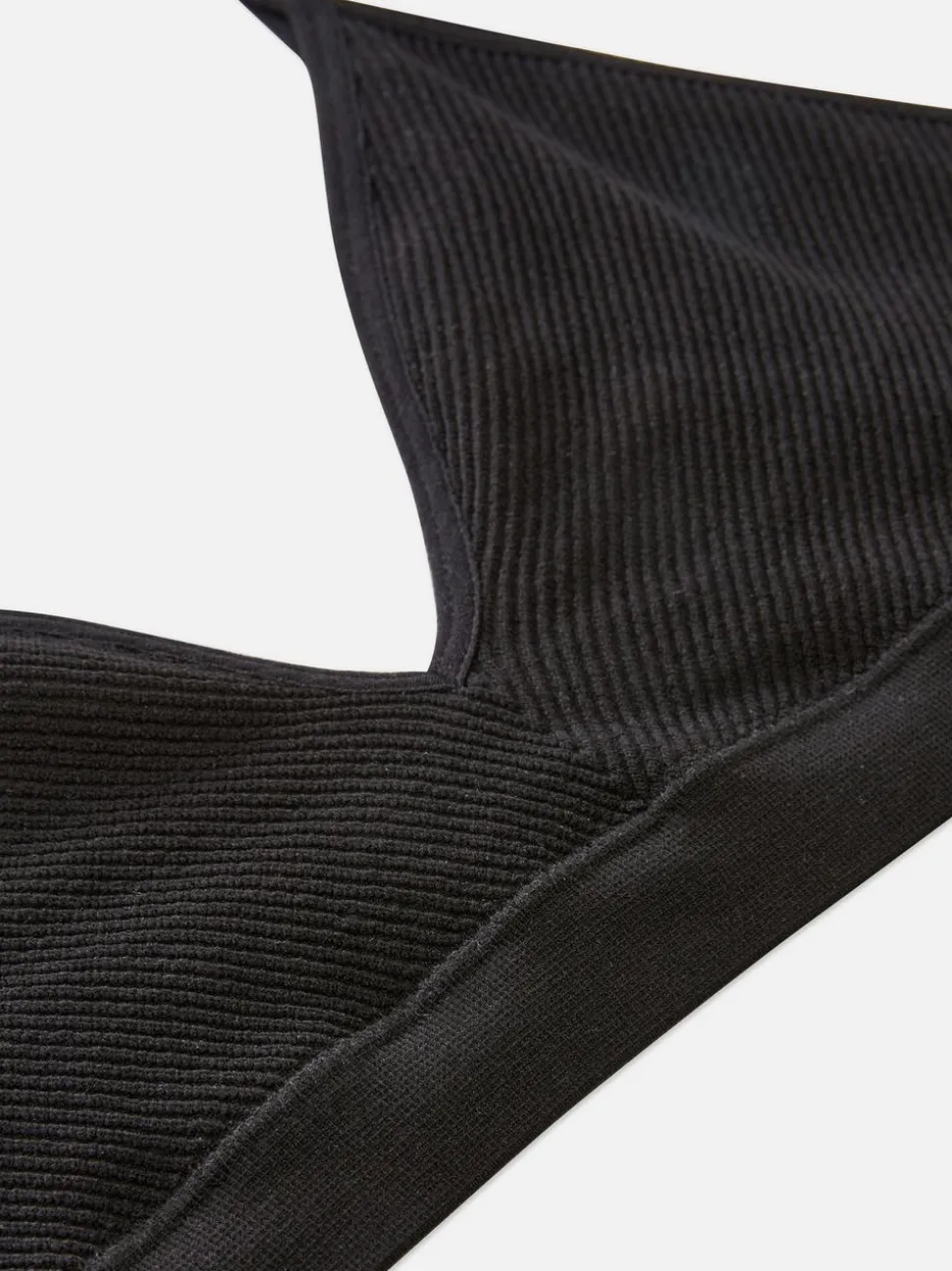 Komplet bielizny bezszwowej w prążki