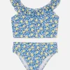 Komplet bikini z falbanką
