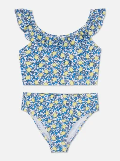 Komplet bikini z falbanką