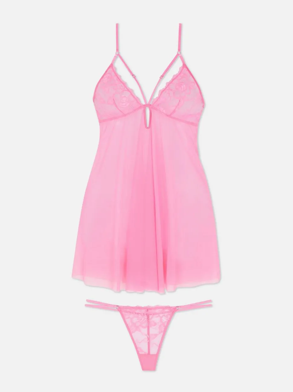 Komplet nieusztywnianej koronkowej bielizny