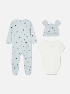 Komplet pajacyków dla noworodków z motywem Disneya