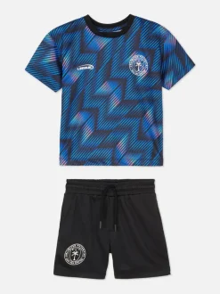 Komplet sportowy z T-shirtem i szortami