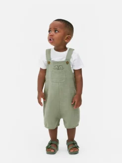 Komplet z body i ogrodniczkami dla noworodka