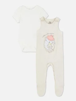 Komplet z body i ogrodniczkami z motywem Dumbo z Disneya
