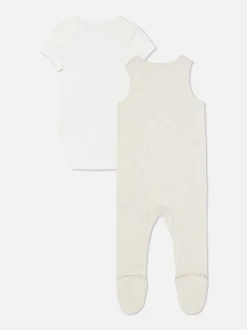 Komplet z body i ogrodniczkami z motywem Dumbo z Disneya