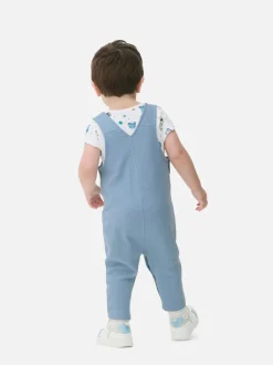 Komplet z body i ogrodniczkami z motywem Disneya