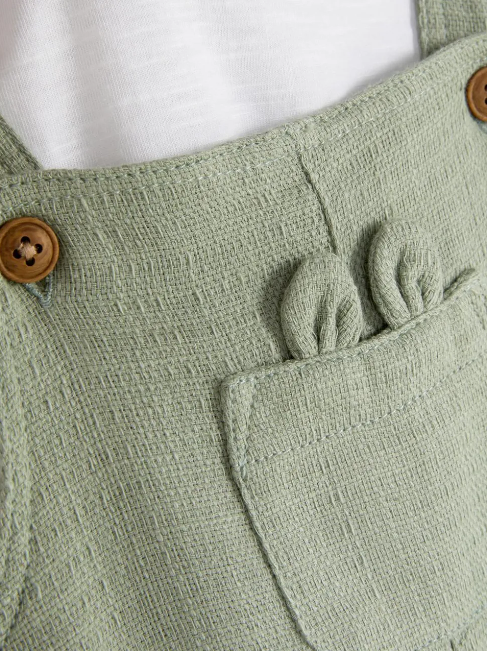 Komplet z body i ogrodniczkami dla noworodka