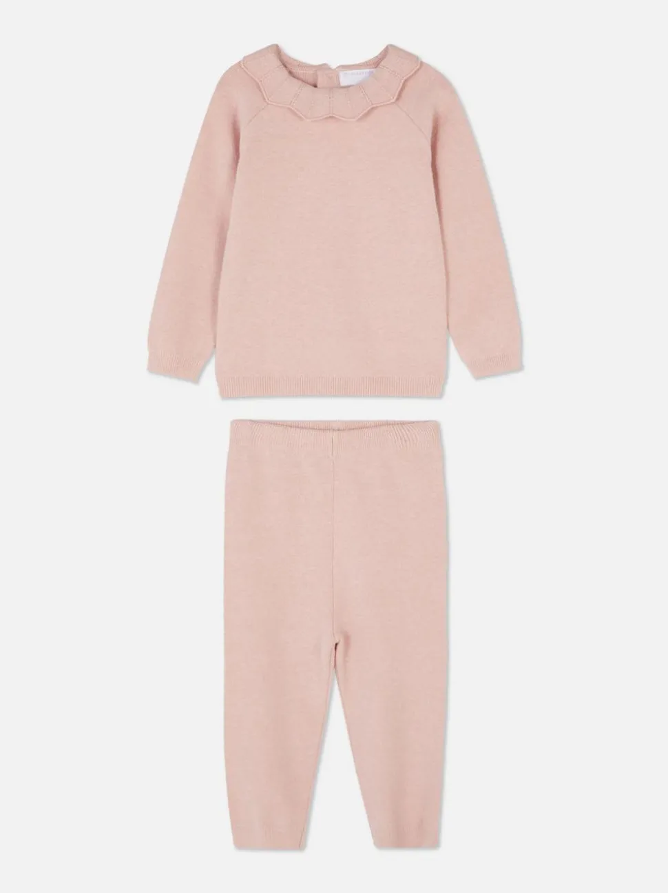 Komplet z dzianinowym swetrem i legginsami