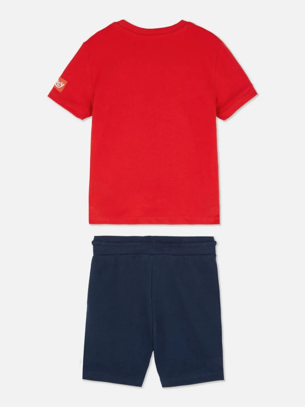 Komplet z T-shirtem i szortami z motywem Blue