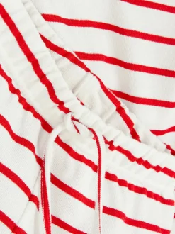 Komplet z T-shirtem i szortami w paski